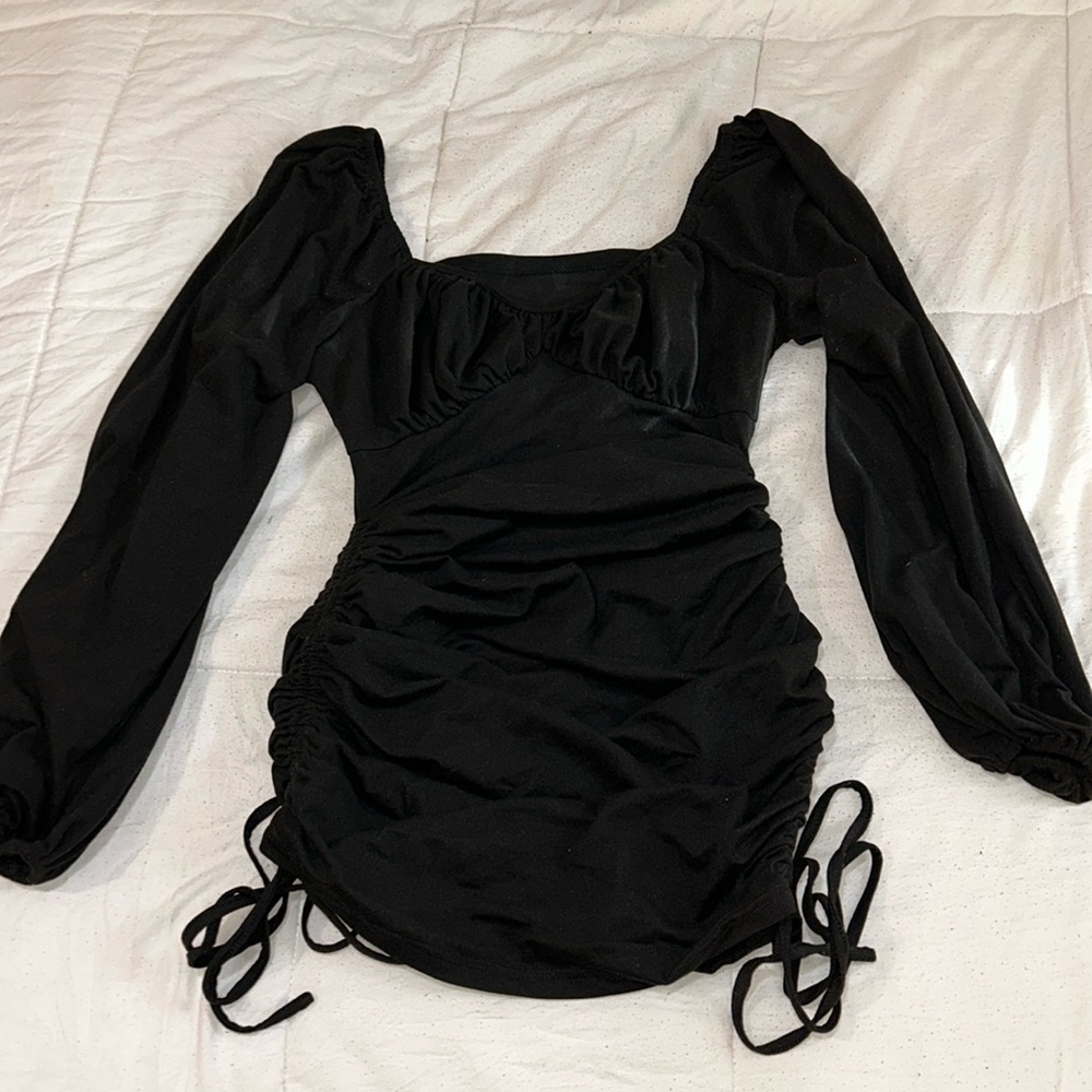 Black Sweatheart Dress